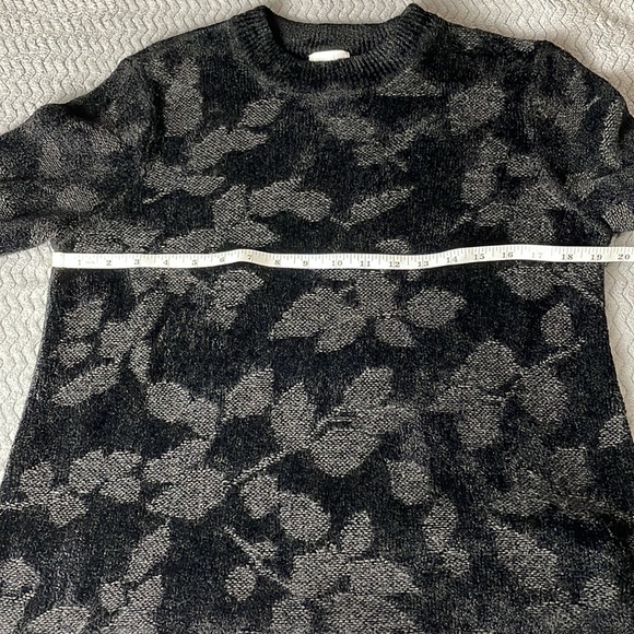 EUC J.Jill jacquard leaf pattern sweater - Picture 8 of 10
